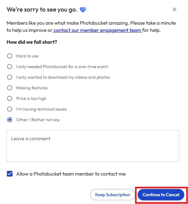 Web - How to cancel your subscription - Continue to cancel - NOV 2025.jpg